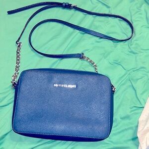 Michael Kors Jet Set Cross Body Blue